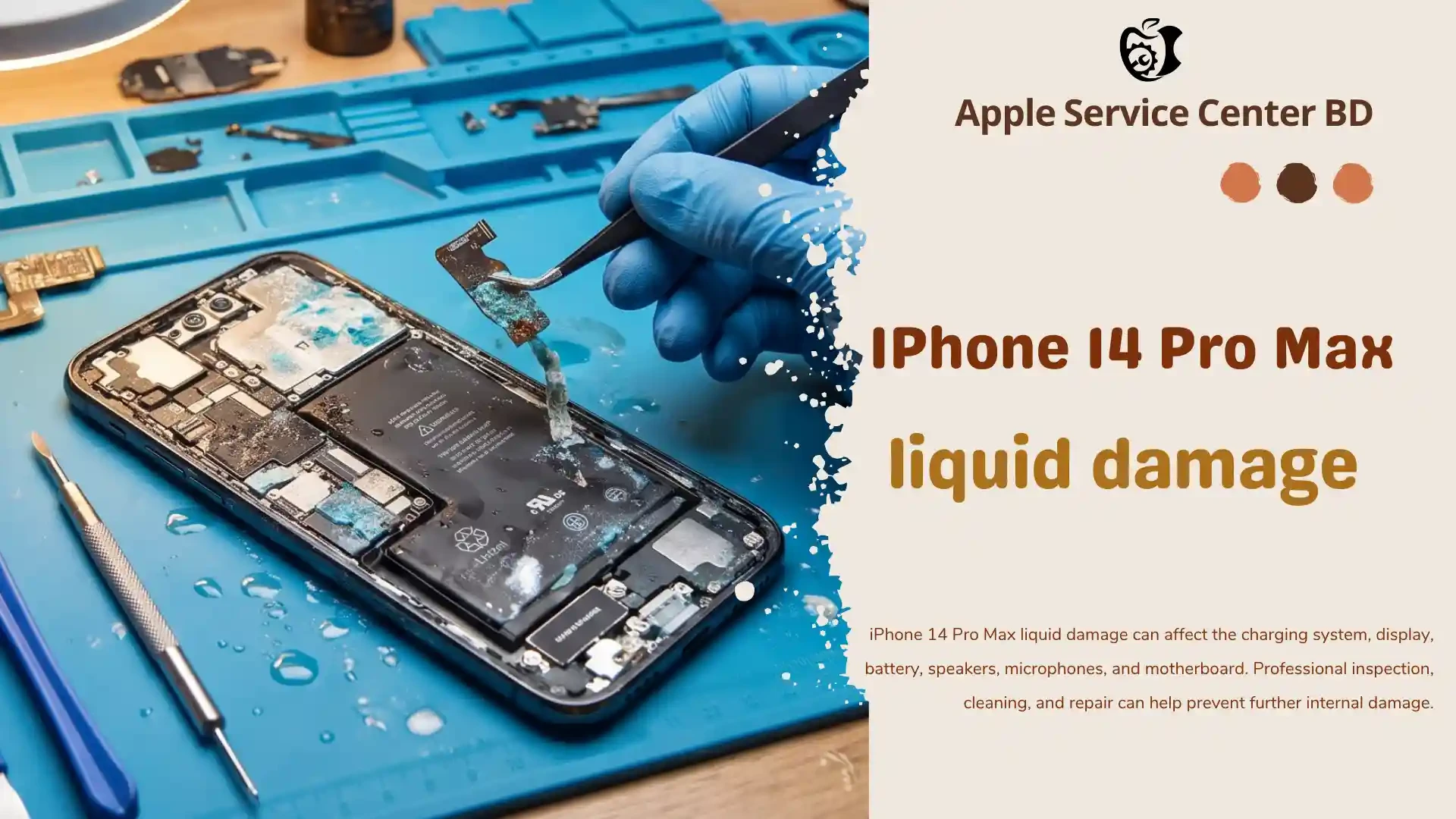 iPhone 14 Pro Max Liquid Damage